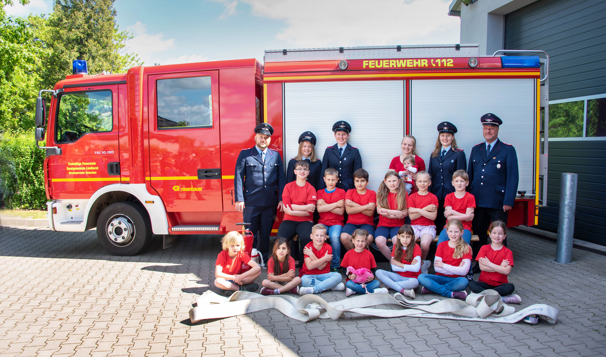 Kinderfeuerwehr Kleine Feuerwehrleute
