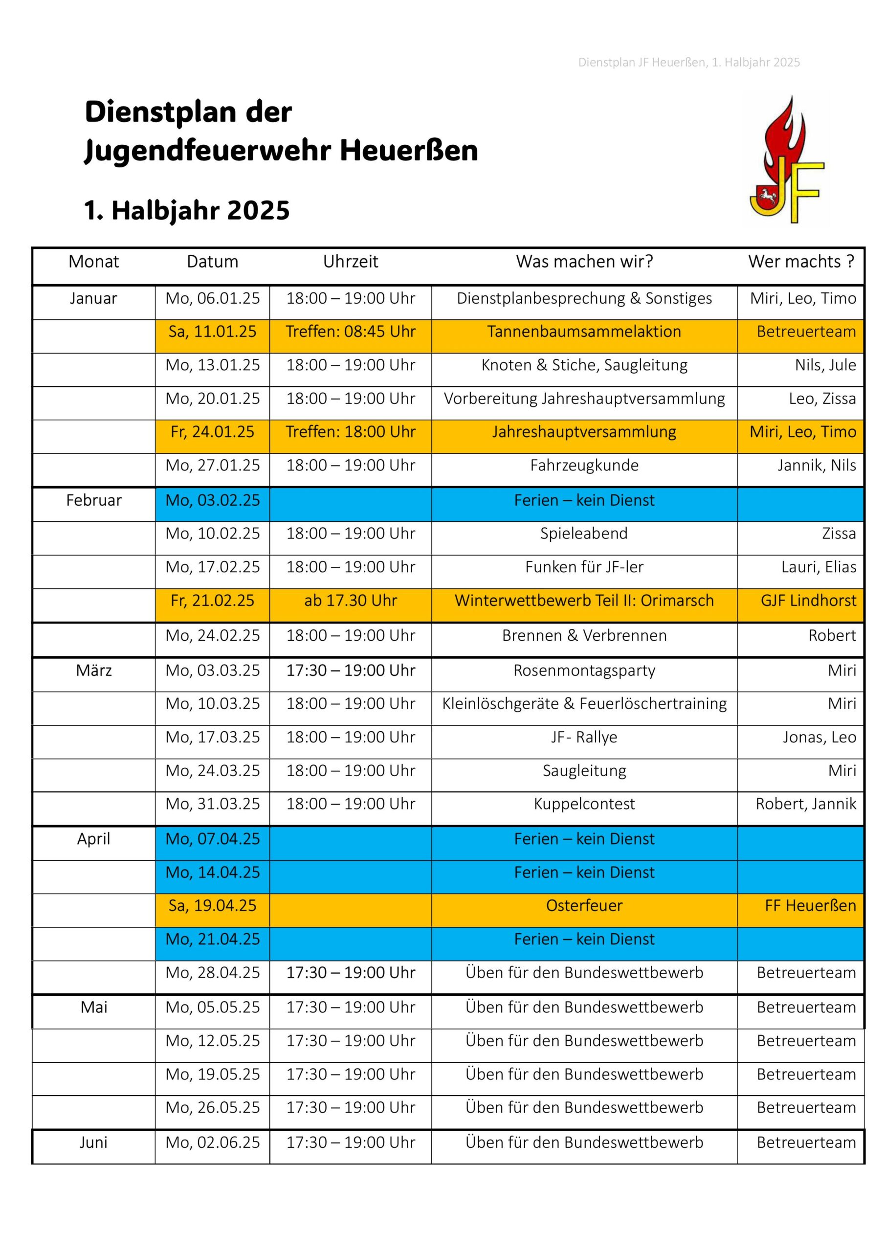 Dienstplan 1. Halbjahr 2025-bilder-0